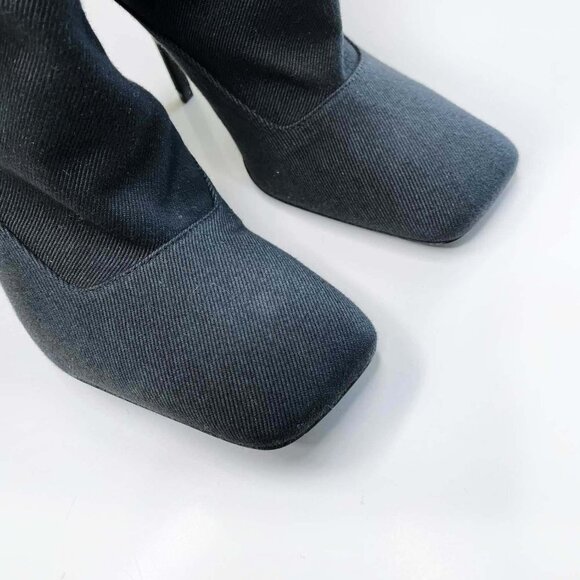 the attico sienna combat knee high boots - size 37.5 - Picture 5 of 15